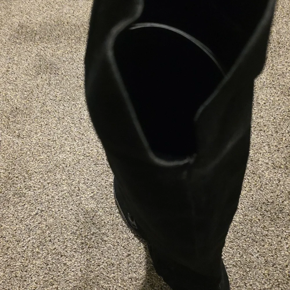 Pre-owned Above The Knee Ralph Lauren Suede Boots Sz 10m